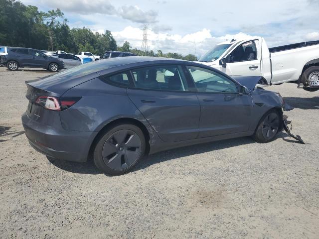 5YJ3E1EB4NF205750 - 2022 TESLA MODEL 3 Сірий фото 3