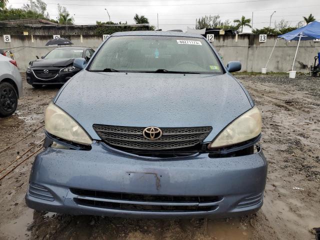 4T1BE32K54U894582 - 2004 TOYOTA CAMRY LE BLUE photo 5