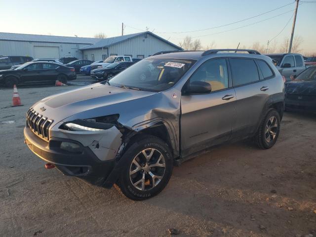 1C4PJMBS3FW757191 - 2015 JEEP CHEROKEE TRAILHAWK SILVER photo 1