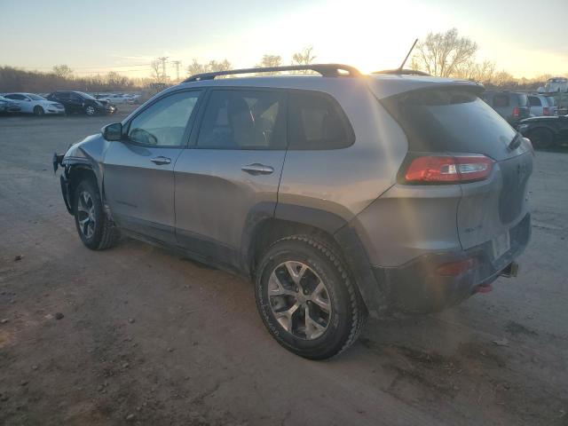 1C4PJMBS3FW757191 - 2015 JEEP CHEROKEE TRAILHAWK SILVER photo 2