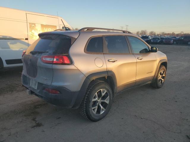 1C4PJMBS3FW757191 - 2015 JEEP CHEROKEE TRAILHAWK SILVER photo 3