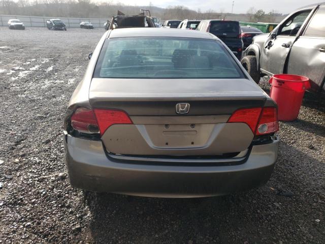 1HGFA16817L062401 - 2007 HONDA CIVIC EX GRAY photo 6