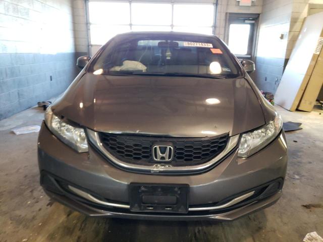 19XFB2F52DE067506 - 2013 HONDA CIVIC LX GRAY photo 5