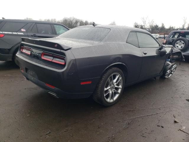 2C3CDZKG0NH136605 - 2022 DODGE CHALLENGER GT GRAY photo 3