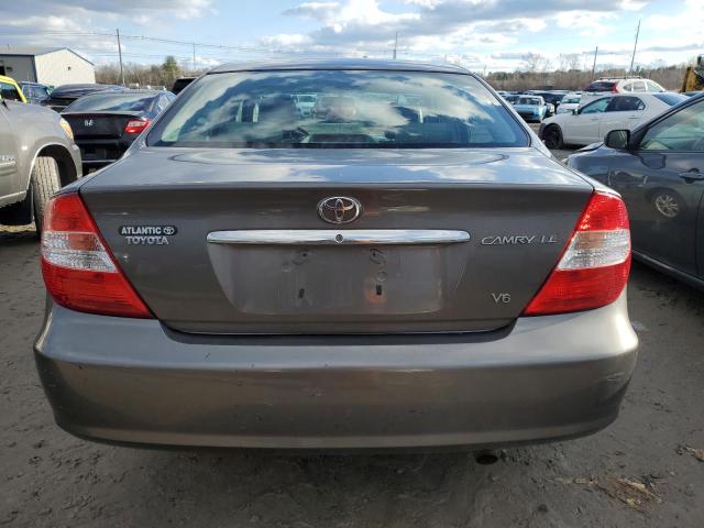 4T1BF32K24U582233 - 2004 TOYOTA CAMRY LE GRAY photo 6