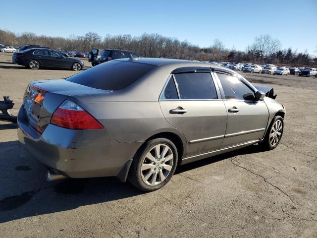 1HGCM66527A098025 - 2007 HONDA ACCORD EX GRAY photo 3