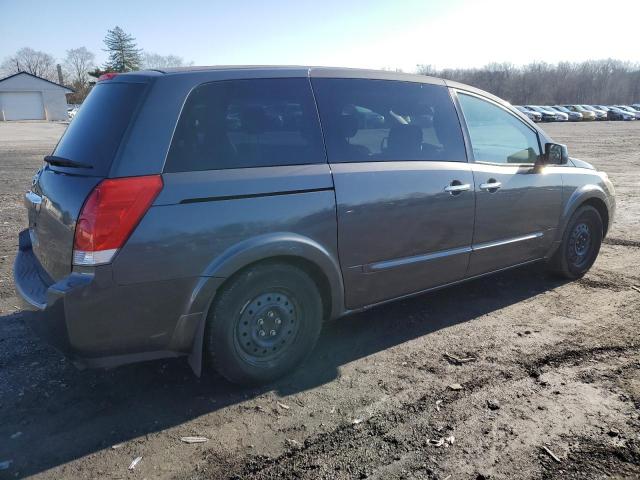 5N1BV28U48N121413 - 2008 NISSAN QUEST S CHARCOAL photo 3