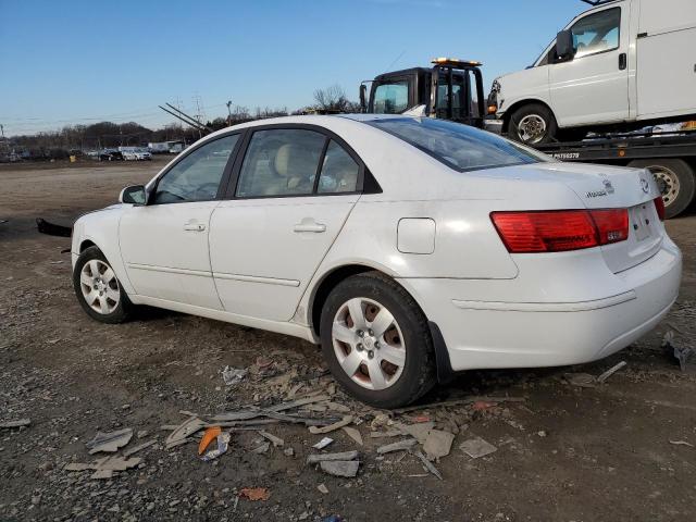 5NPET46C39H539802 - 2009 HYUNDAI SONATA GLS WHITE photo 2