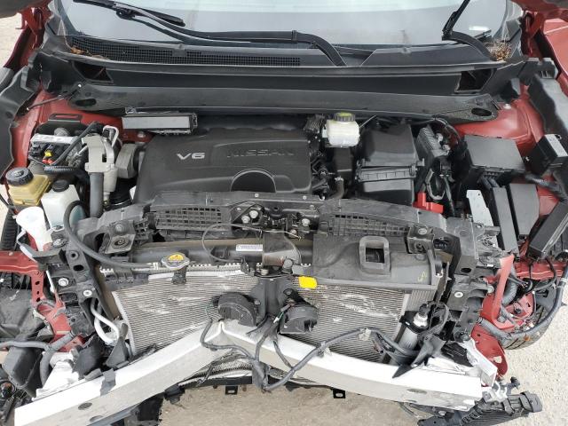 5N1DR2CN1LC630358 - 2020 NISSAN PATHFINDER SL RED photo 12