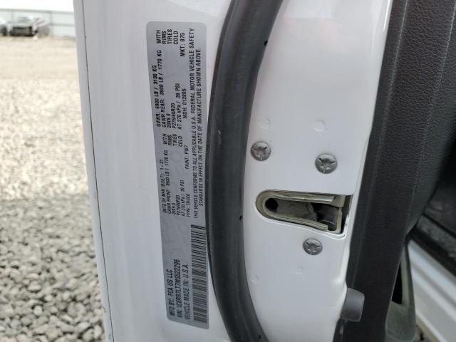 1C6RR7LT7MS522296 - 2021 RAM 1500 CLASS SLT თეთრი ფოტო 12