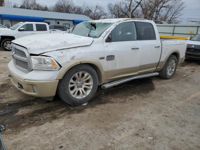 1C6RR7PT7DS685055 - 2013 RAM 1500 LONGHORN WHITE photo 1