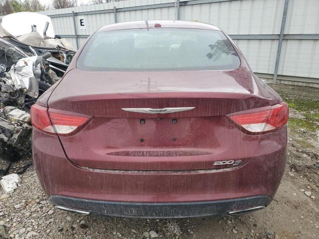 1C3CCCBB1GN157185 - 2016 CHRYSLER 200 S RED photo 6