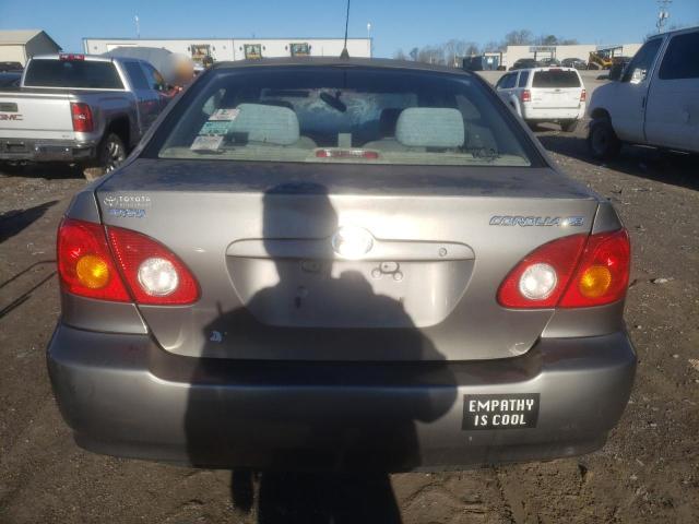 1NXBR32E14Z336629 - 2004 TOYOTA COROLLA CE GRAY photo 6