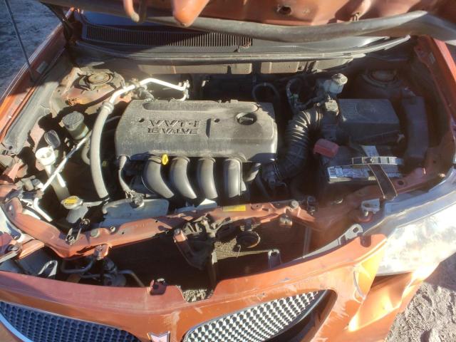 5Y2SL63865Z476258 - 2005 PONTIAC VIBE ORANGE photo 11