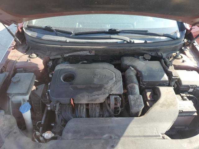 5NPE34AF2FH060607 - 2015 HYUNDAI SONATA SPORT RED photo 11