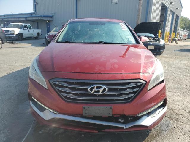 5NPE34AF2FH060607 - 2015 HYUNDAI SONATA SPORT RED photo 5