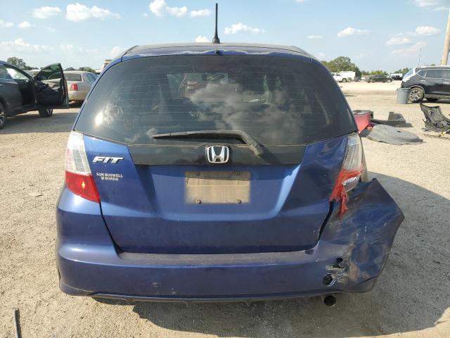 JHMGE8H37DC021668 - 2013 HONDA FIT BLUE photo 6
