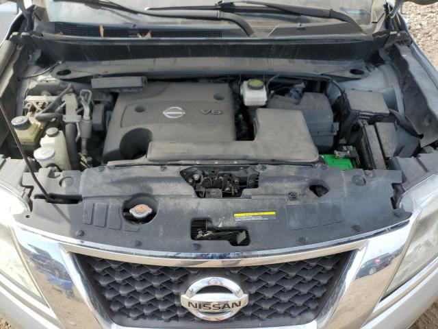 5N1AR2MN7FC637174 - 2015 NISSAN PATHFINDER S SILVER photo 12
