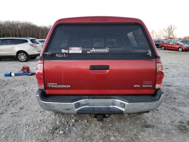 5TEUU42N96Z164782 - 2006 TOYOTA TACOMA ACCESS CAB RED photo 6