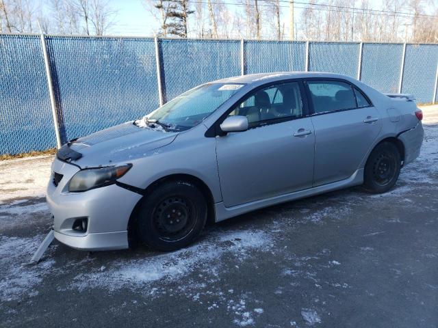 2T1BU4EE2AC361889 - 2010 TOYOTA COROLLA BASE SILVER photo 1