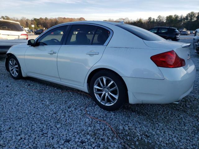 JNKBV61E08M203805 - 2008 INFINITI G35 WHITE photo 2