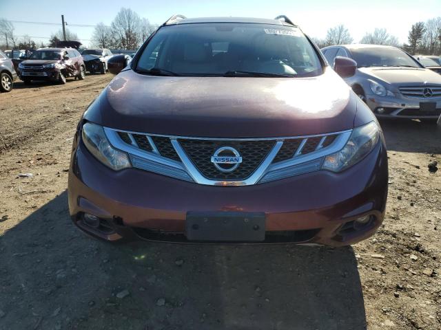 JN8AZ1MW2BW162201 - 2011 NISSAN MURANO S BURGUNDY photo 5