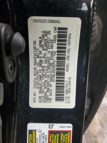 5YFBU4EE6DP211742 - 2013 TOYOTA COROLLA BASE Қара фото 12