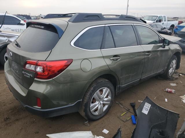 4S4BSAAC6G3230812 - 2016 SUBARU OUTBACK 2.5I GREEN photo 3