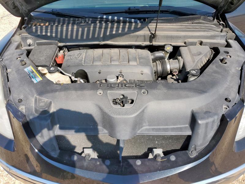 5GALVBED4AJ166430 - 2010 BUICK ENCLAVE CXL BLACK photo 12