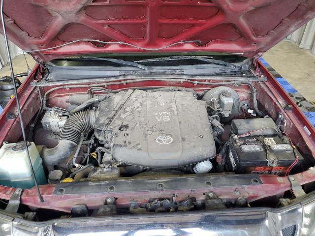 5TEJU62N77Z372742 - 2007 TOYOTA TACOMA DOUBLE CAB PRERUNNER BURGUNDY photo 11