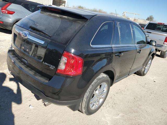 2FMDK4KC2BBB67094 - 2011 FORD EDGE LIMITED BLACK photo 3