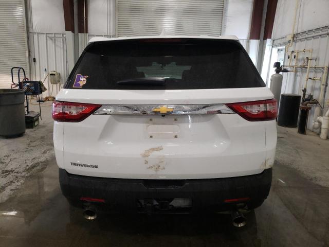 1GNERFKW8KJ305427 - 2019 CHEVROLET TRAVERSE LS WHITE photo 6