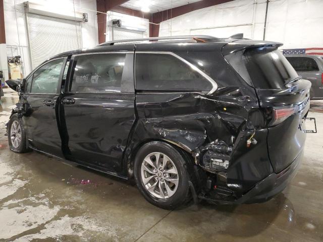 5TDKRKECXMS057547 - 2021 TOYOTA SIENNA LE BLACK photo 2