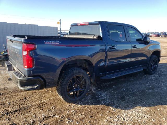 3GCPYFED5NG217861 - 2022 CHEVROLET SILVERADO K1500 LT TRAIL BOSS BLUE photo 3