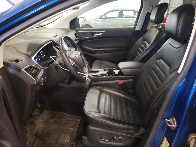 2FMPK4J96JBB39719 - 2018 FORD EDGE SEL BLUE photo 7