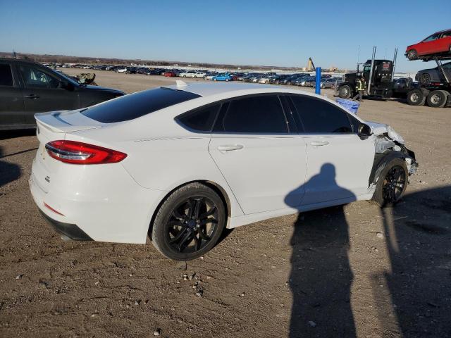 3FA6P0HD1LR221274 - 2020 FORD FUSION SE WHITE photo 3