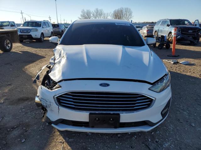 3FA6P0HD1LR221274 - 2020 FORD FUSION SE WHITE photo 5