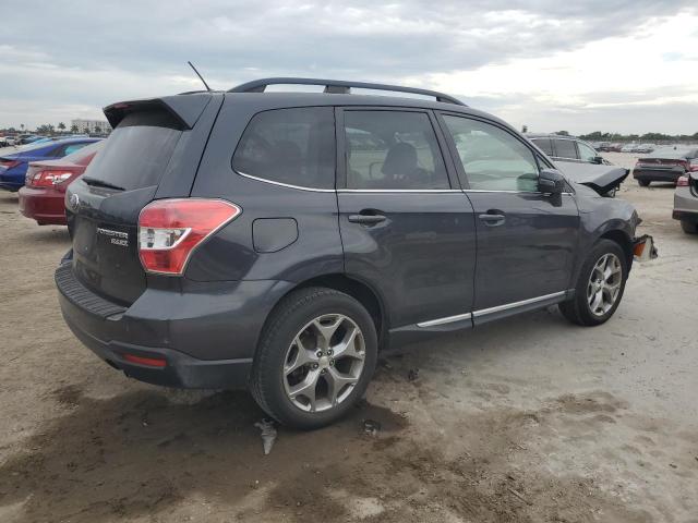 JF2SJAUC9FH574334 - 2015 SUBARU FORESTER 2.5I TOURING GRAY photo 3