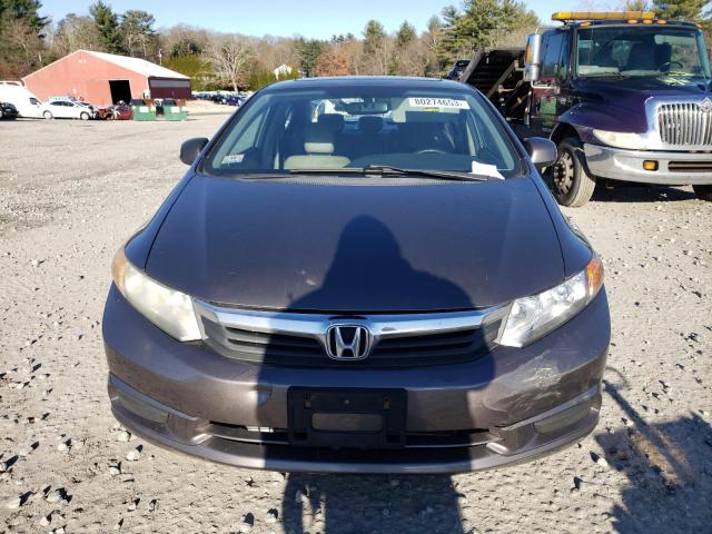 2HGFB2F95CH525062 - 2012 HONDA CIVIC EXL ყავისფერი ფოტო 5