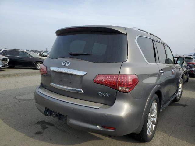 JN8AZ2NC4E9351218 - 2014 INFINITI QX80 GRAY photo 3