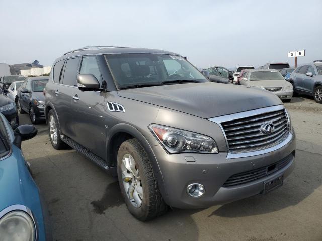 JN8AZ2NC4E9351218 - 2014 INFINITI QX80 GRAY photo 4