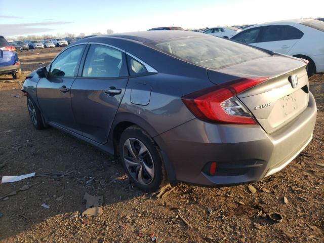 2HGFC2F6XMH514210 - 2021 HONDA CIVIC LX GRAY photo 2