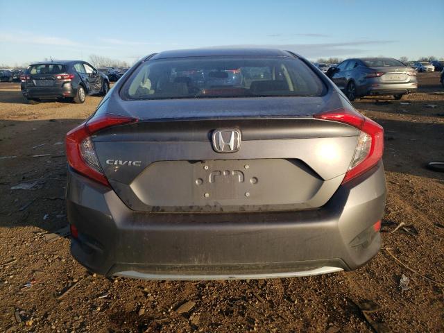 2HGFC2F6XMH514210 - 2021 HONDA CIVIC LX GRAY photo 6