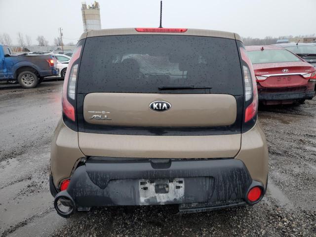 KNDJN2A23G7242977 - 2016 KIA SOUL BROWN photo 6