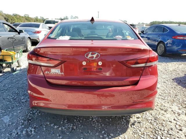 KMHD84LF2HU060928 - 2017 HYUNDAI ELANTRA SE RED photo 6