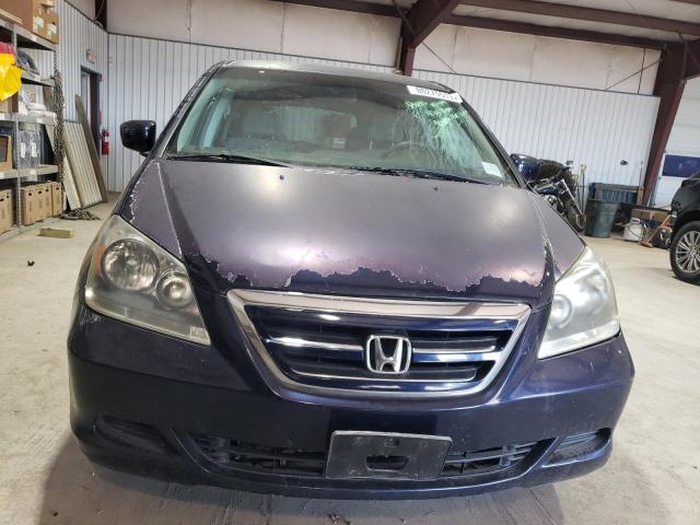 5FNRL38486B094839 - 2006 HONDA ODYSSEY EX BLUE photo 5