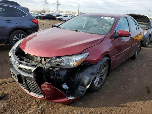 4T1BF1FK2HU632682 - 2017 TOYOTA CAMRY LE RED photo 1