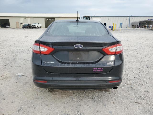 3FA6P0HR8DR355812 - 2013 FORD FUSION SE BLACK photo 6