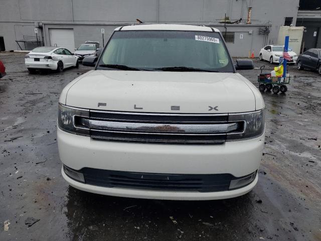 2FMHK6C86DBD01857 - 2013 FORD FLEX SEL WHITE photo 5