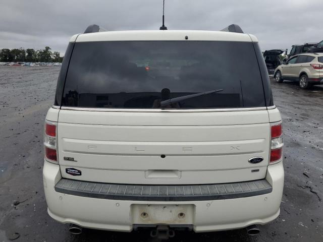 2FMHK6C86DBD01857 - 2013 FORD FLEX SEL WHITE photo 6